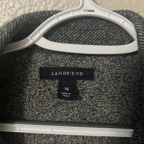 Gray Lands End Women's Blazer 16 - Picture 3 of 6